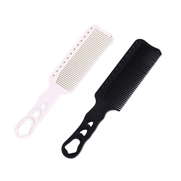 2 STK Hårkam Barber Hårklippekam SORT Black