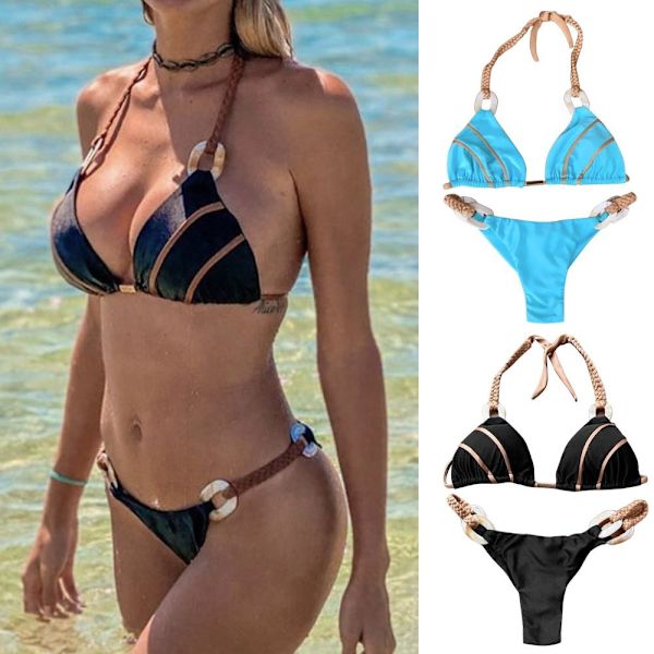 Bikinisæt badedragt SORT M black M