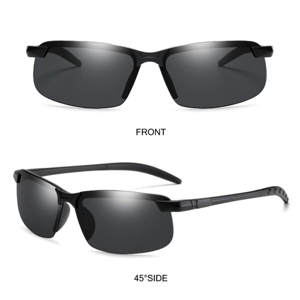 Night Vision Briller Køresolbriller til mænd SORT-GRÅ Black-Gray