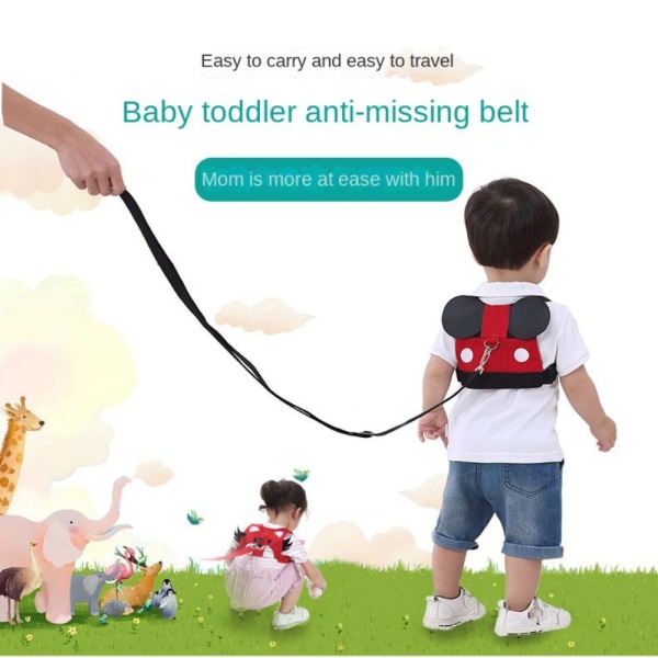 Anti-förlorat bälte för småbarn Toddler koppel LADYBUG ladybug