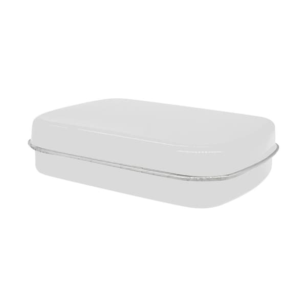 2stk Blikbokser Miniboks HVIT white