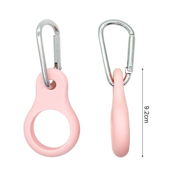 4stk Sportskjelespenne Utendørskarabin ROSA Pink