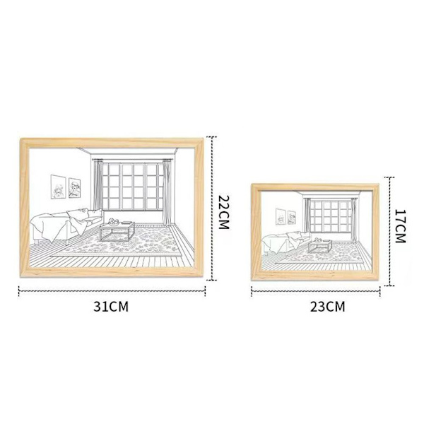 INS Deco Led ljusmålning 23X17CM04 04 23x17cm04