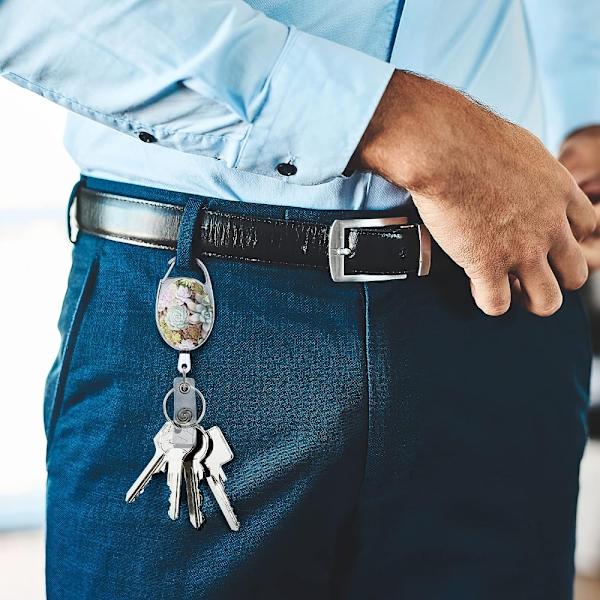 Badge Reel Infällbar Badge Namn Badge Clip