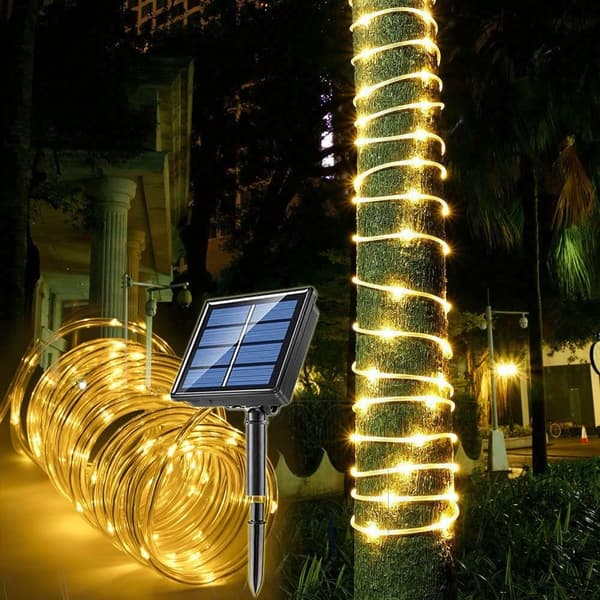 Solar Rope Light 39FT 100LEDs MULTICOLOR 39FT 39FT Multicolor 39FT-39FT
