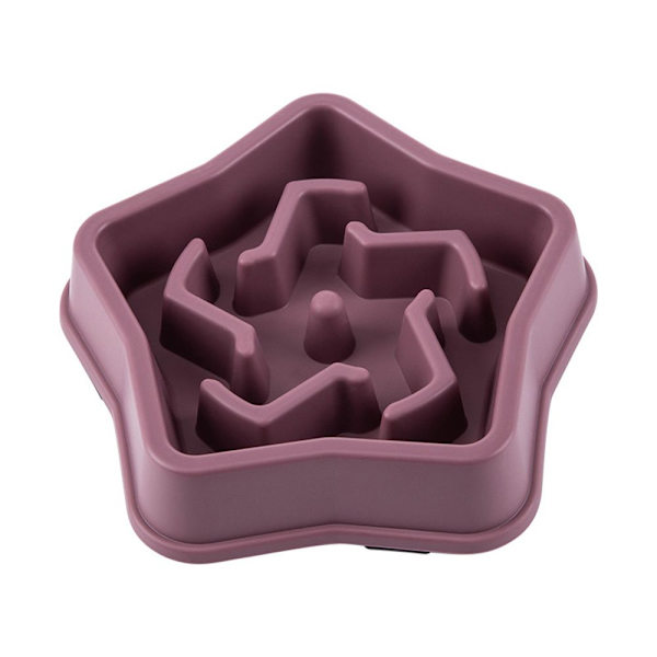 Pet Slow Food Bowl Slow Feeder RÖD red
