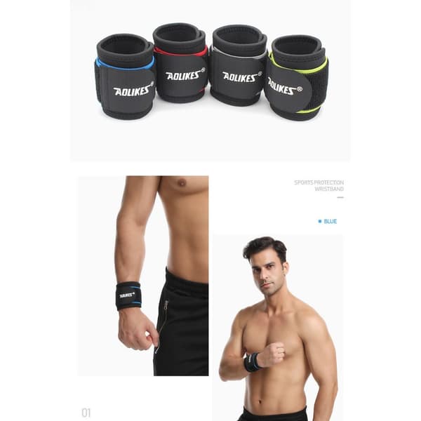 Armband Handledsstöd BLÅ blue