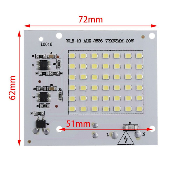 LED Chip Beads Smart IC WARM WHITE 30W 30W warm white 30W-30W
