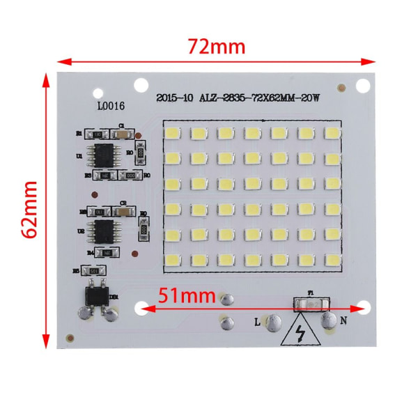 LED Chip Beads Smart IC WHITE 30W 30W white 30W-30W