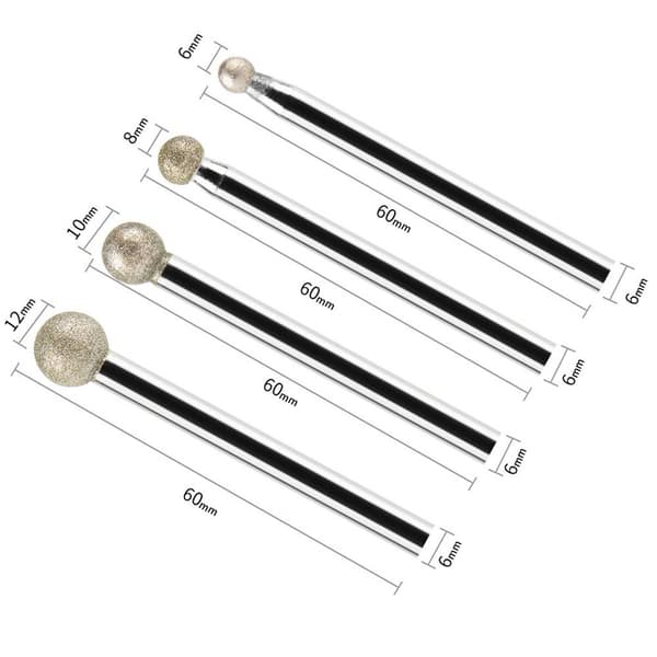 20 kpl timanttihiomapää 6 mm 6mm