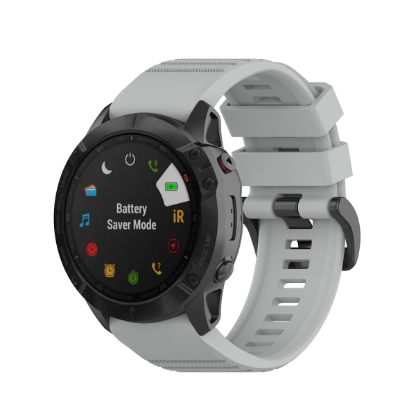 Silikonrem till Garmin Fenix 7X 7 Fenix 6 6X BEIGE 22MM FÖR beige 22MM For Fenix 7-22MM For Fenix 7