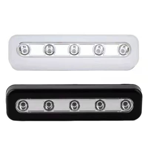 LED Closet Touch Light Strip Lys SORT black