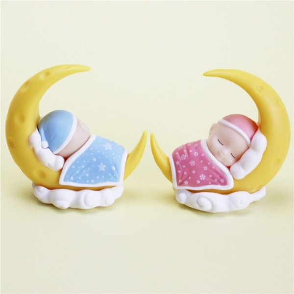 Baby Moon Dolls Kuu Ornamentti SININEN Blue