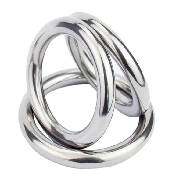 15st Svetsade Runda Ringar Släta Solid O-ring 3X45MM 3x45mm