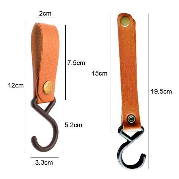 4 kpl PU-nahkakoukut Camping Tripod 2 2 2