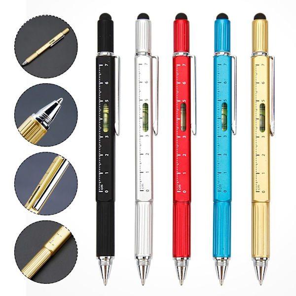 Multi-funktion Værktøjspen Kuglepen 5 STK REFILL 5 ​​STK REFILL 5PCS Refill