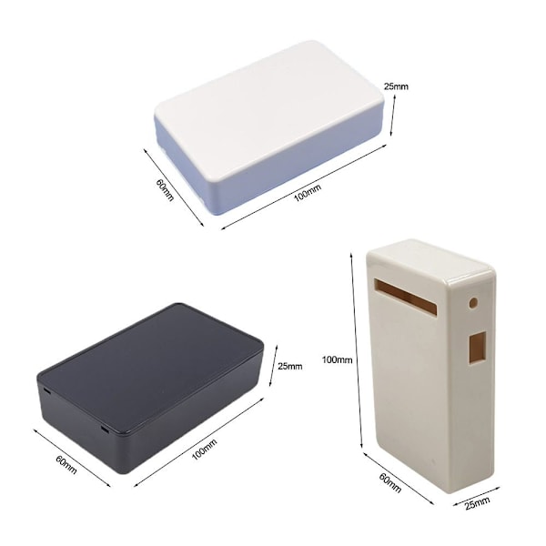 1/2kpl elektroninen projektilaatikko vedenpitävä cover Project GREY 1PC Grey 1pc-1pc