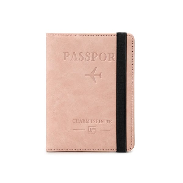 RFID Passport Cover Passport Clip ROSA pink