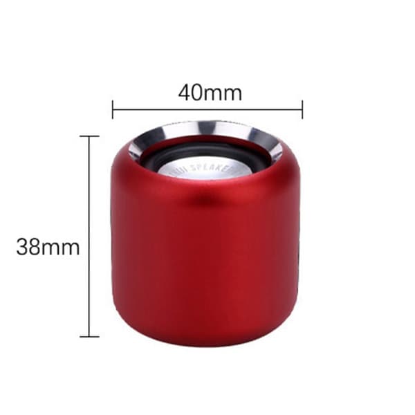 Mini langaton Bluetooth -kaiutin musiikkisoitin PUNAINEN Red