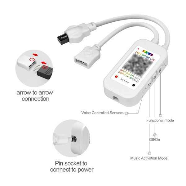 Smart LED Controller RGB Controller Bluetooth