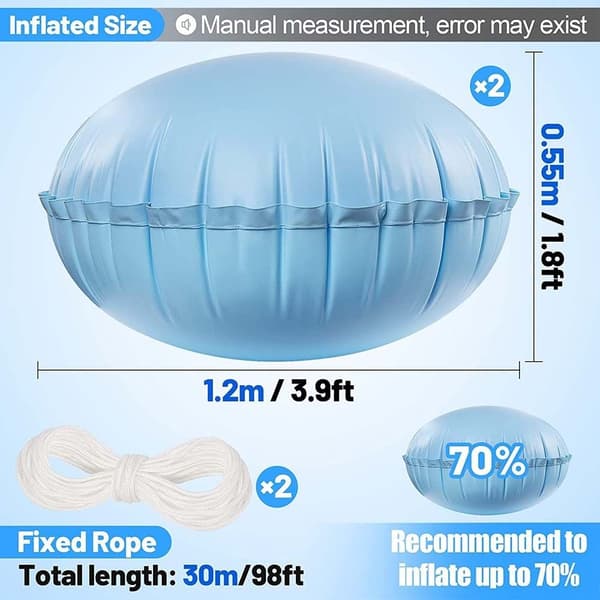 Pool Puder Pool Cover Support 2 STK 2 STK 2pcs