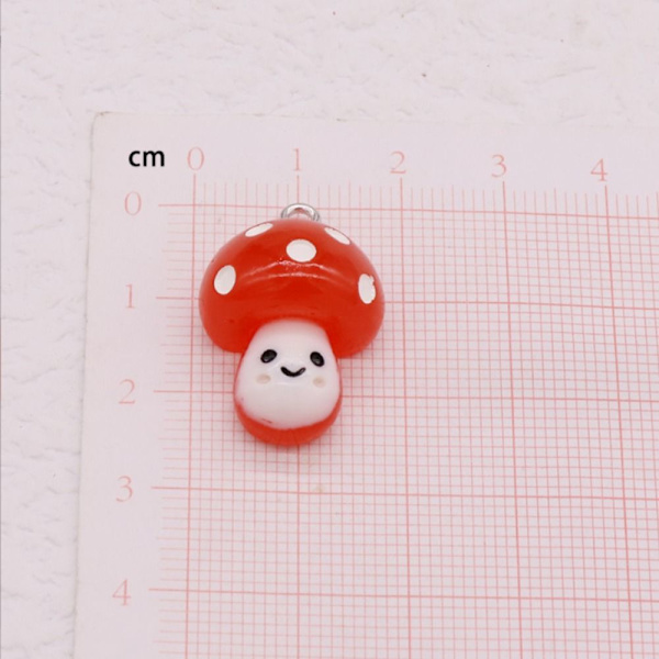 20 kpl Mushroom Charm Resin sekoitettu väri