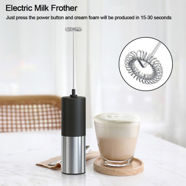 Elektrisk Melkeskummer SORT MED STATIV MED STATIV Black With Stand-With Stand
