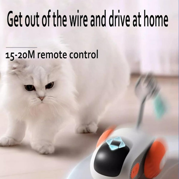 Electric Cat Toy Gravity Sports Car Cat Lelu SININEN Blue