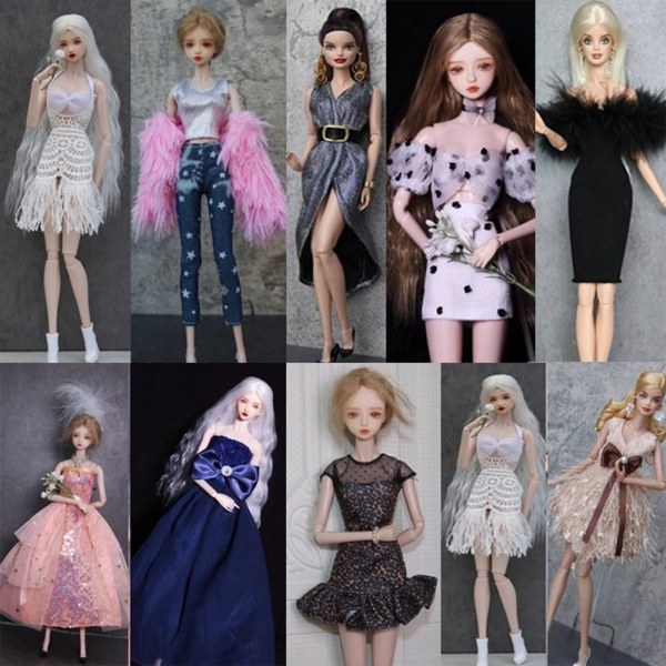 Doll Casual Wear 11,5" Dukkefrakk 6 6 6