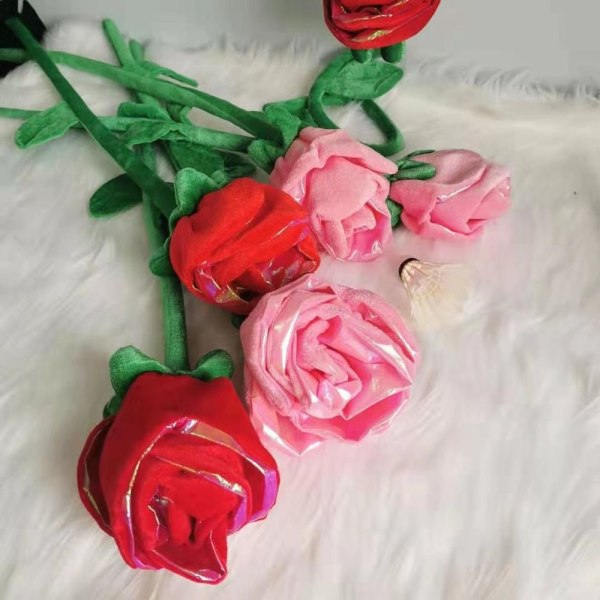 2 kpl Ruusukukkaverhosolki ROSE RED rose red