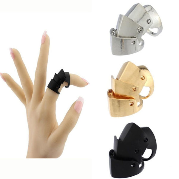 Armor Ring Cosplay Ring MUSTA black
