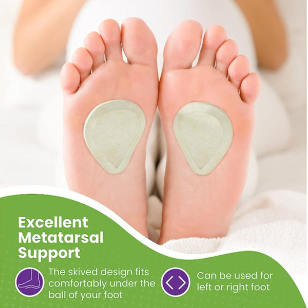 6 par Metatarsal Filt Fotdynor Metatarsalgi Innersulor Mortons