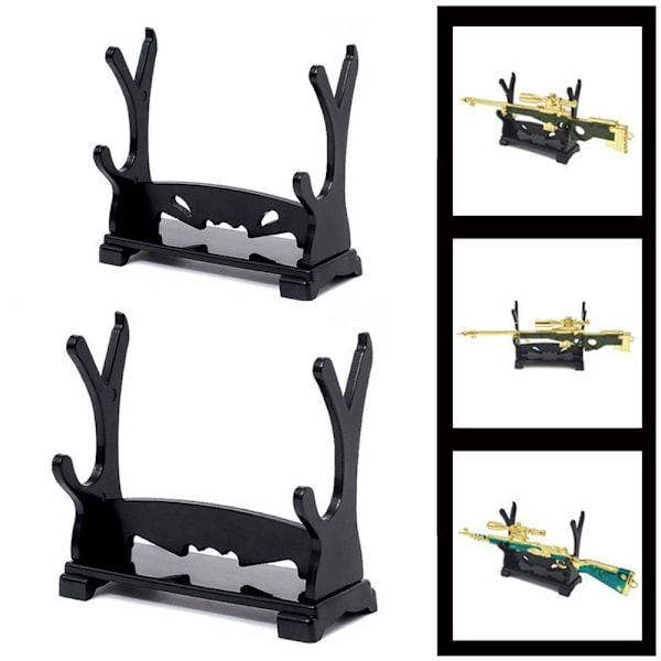 10 stk Samurai Sword Stand Display Rack S S