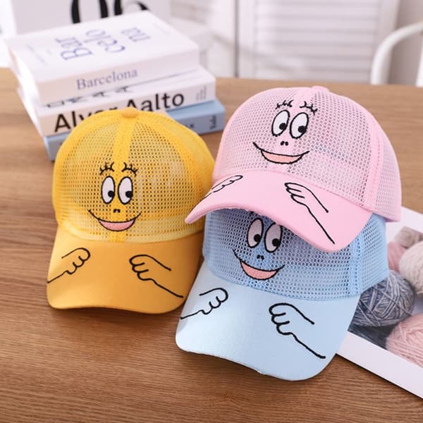 Børn Mesh Baseball Cap Børnehatte PINK pink