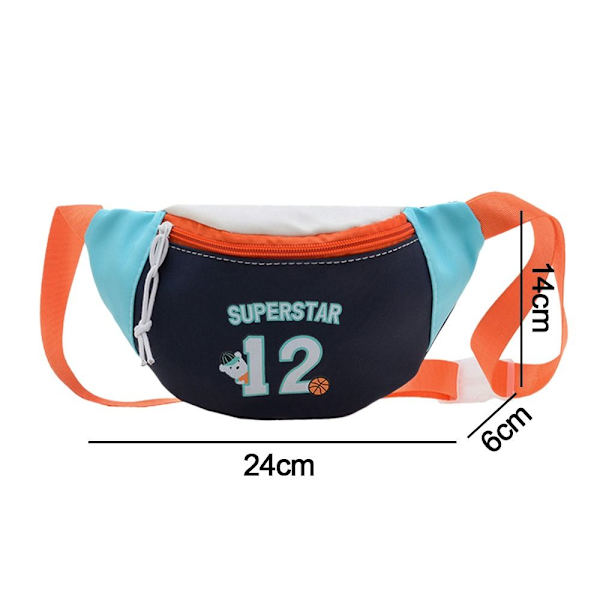Brysttaske til børn Fanny Pack SORT black