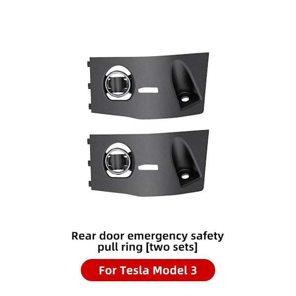 2st Bakdörr Mekanisk Switch Bildörr Nödhandtag FÖR For Model 3