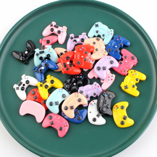 30 stk videospillkontroller Charms Resin Charms spillkontroller