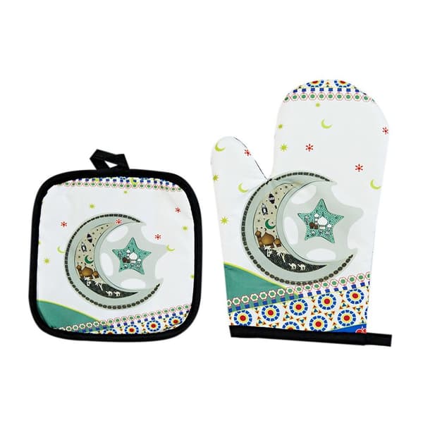 Bageovne Handsker Mod Varme Eid Mubarak STYLE J STYLE J