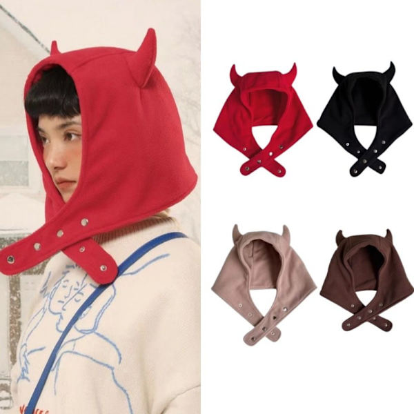 Devil Horn Hat Lille Djævle Hat KHAKI khaki