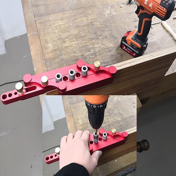 Selvsentrerende doweling Jig Punch Locator BLÅ B B BLUE B-B
