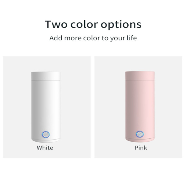 Elvarmekop Bærbar Vandkop PINK-EU STIK PINK-EU Pink-EU Plug