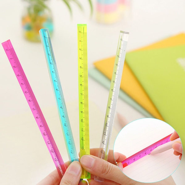5 STK Lineal Trekant Lineal 15CMTRANSPARENT TRANSPARENT 15CMTransparent