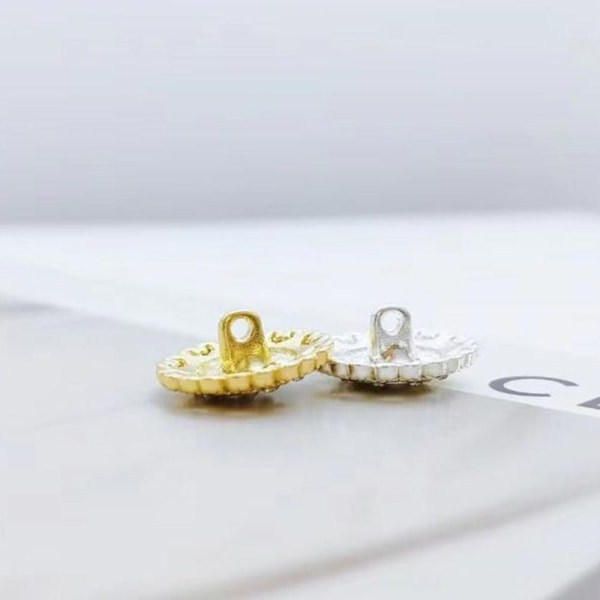 10 kpl Love Heart tekojalokivi napit Paidan napit VALKOINEN 23MM white 23MM