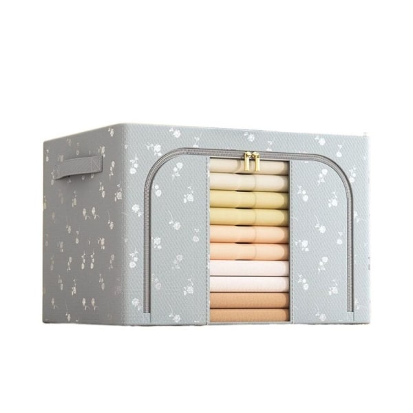 Quilt Organizer Tøj Tæppekasse LYSGRÅ ENKELT VINDU light grey single window-single window