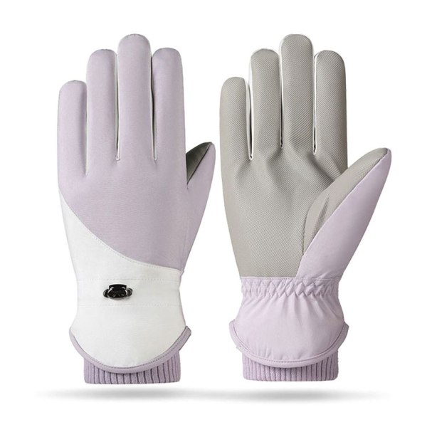 Ratsastushanskat Ski Gloves PURPLE Purple