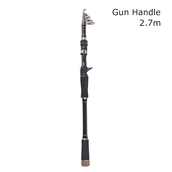 Teleskooppinen onkivapa Stream käsitanko 2.7MGUN HANDLE GUN 2.7mGun handle