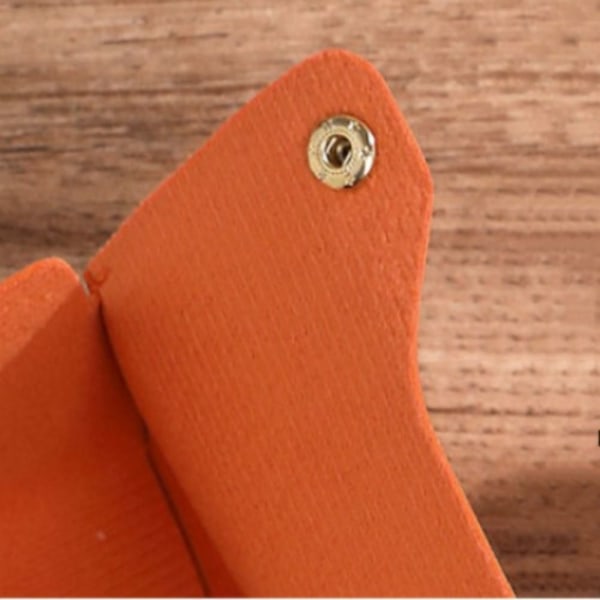 Læder Tissue Holder Tissue Opbevaringsboks ORANGE orange