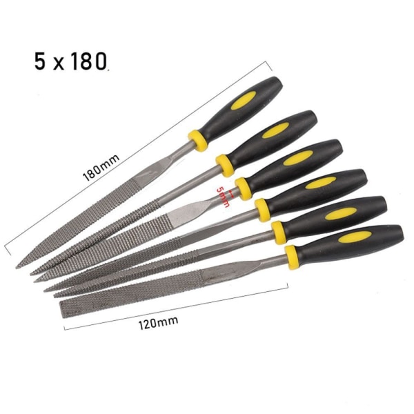 6 stk Treraspfiler Assorterte rasper C C C
