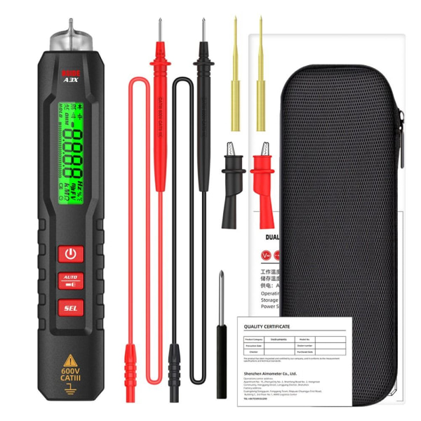 Spänningsdetektor Testare DC AC Digital Multimeter A3X VERKTYGSSATS A3X Tool kits