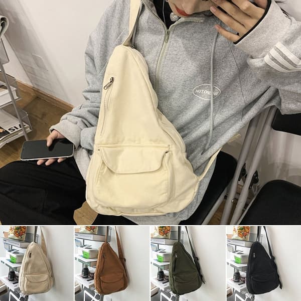 Brystpakker Skulderveske BRUN brown